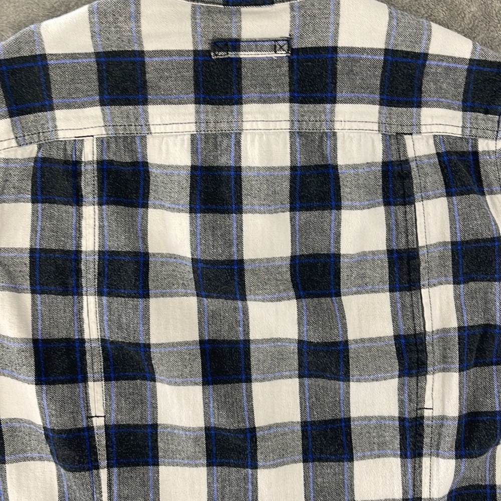 Duluth Trading Co Women's Plaid Button Down Shirt Long Sleeve Size Large - Picture 6 of 8